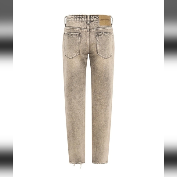 NWT One Teaspoon Truckers Mid Waist Straight Leg Denim Jeans in Rust  32 $165 - Picture 8 of 16